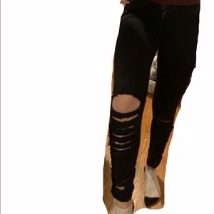 Black Ripped Jeans